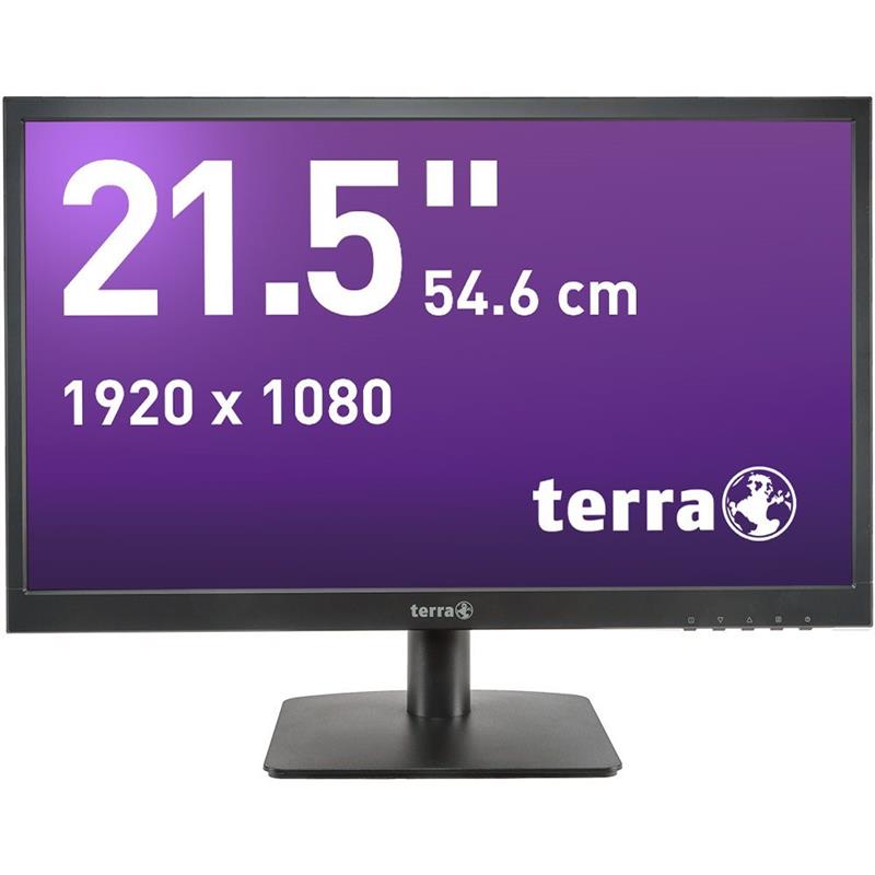 Terra Led Monitor 2226W zwart HDMI Greenline Plus 22 inch