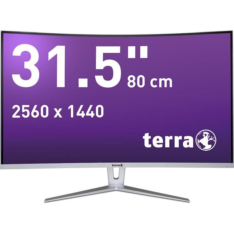 Terra Led Monitor 3280W Zilver/Wit Curved DP/HDMI 32 inch