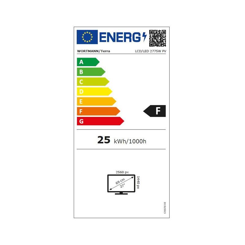 TERRA LCD/LED 2775W PV schwarz USB-C,DP,HDMI