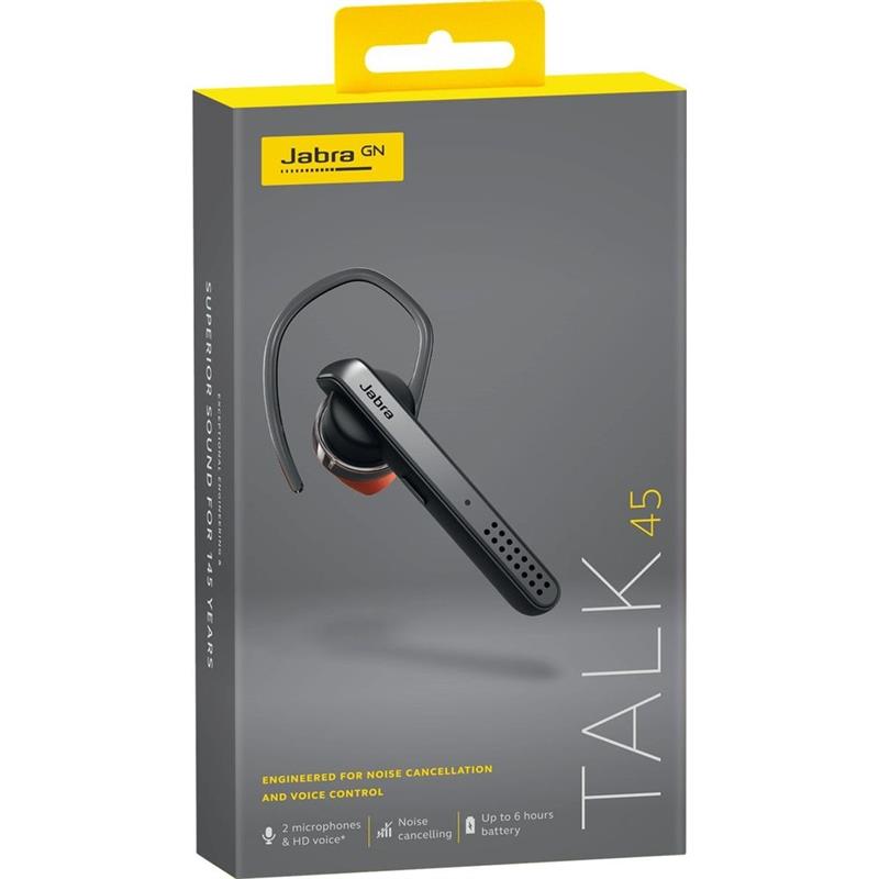 Jabra Talk 45 Headset In-ear Micro-USB Bluetooth Zilver