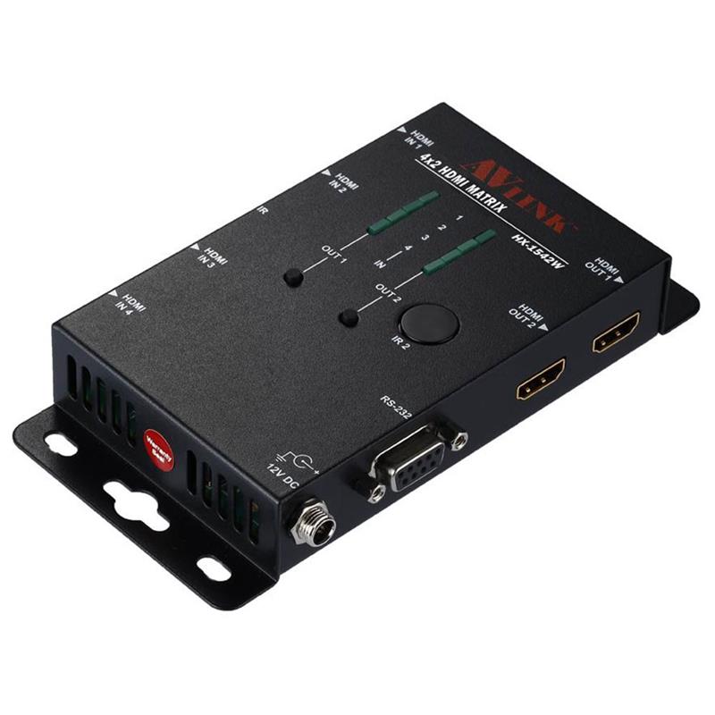 AVLink 4 x 2 HDMI matrix switch