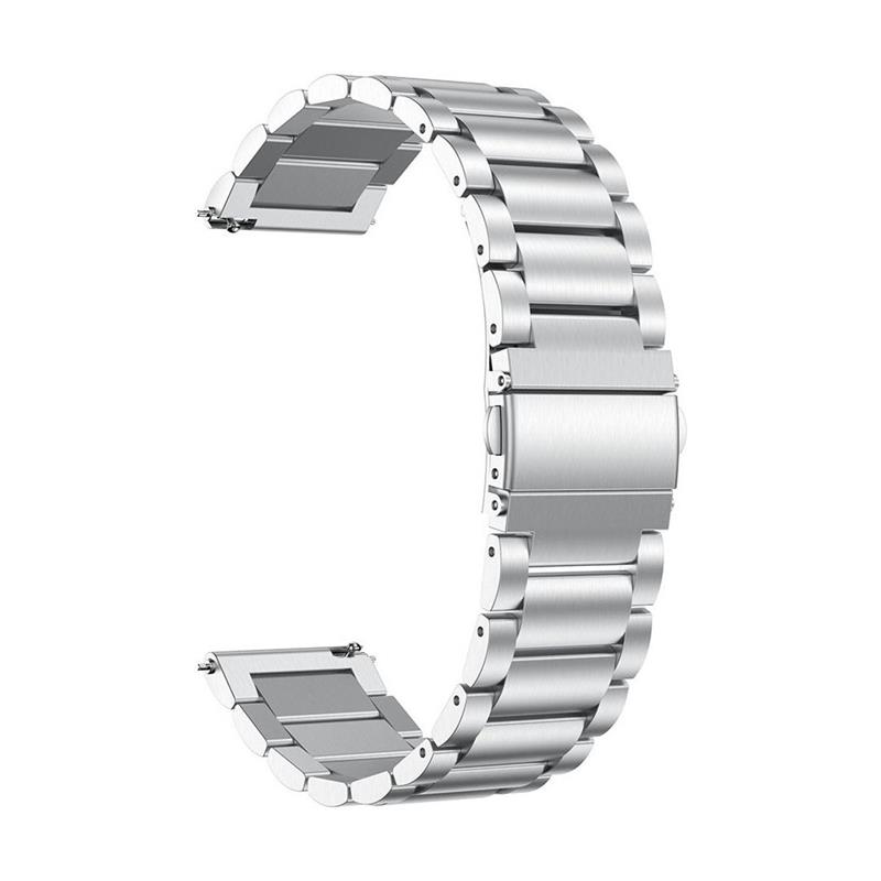 Watch Strap Garmin Vivomove Style 42mm - Metal Steel Band - Silver