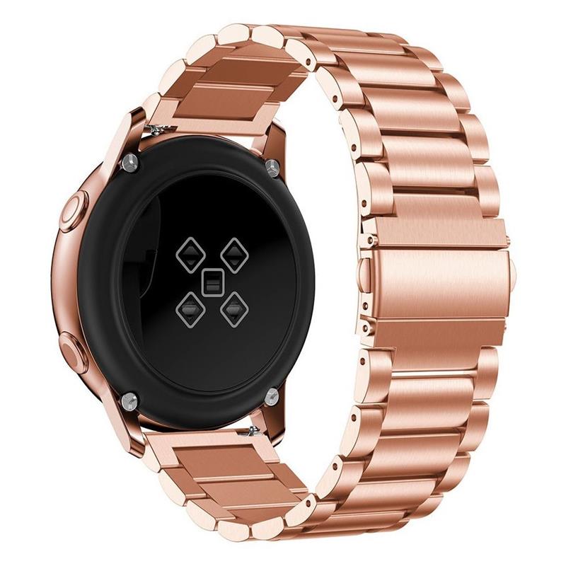 Watch Strap Samsung Galaxy Watch Active 2 Stainless - Metal Steel Band - Rose Gold