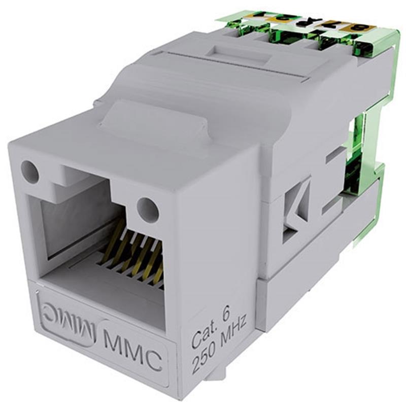 Multimedia Connect Keystone Jack BC CAT6 unshielded