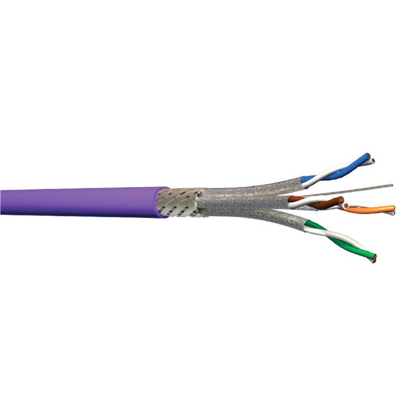 Multimedia Connect CAT7 S FTP massief LSZH 500m