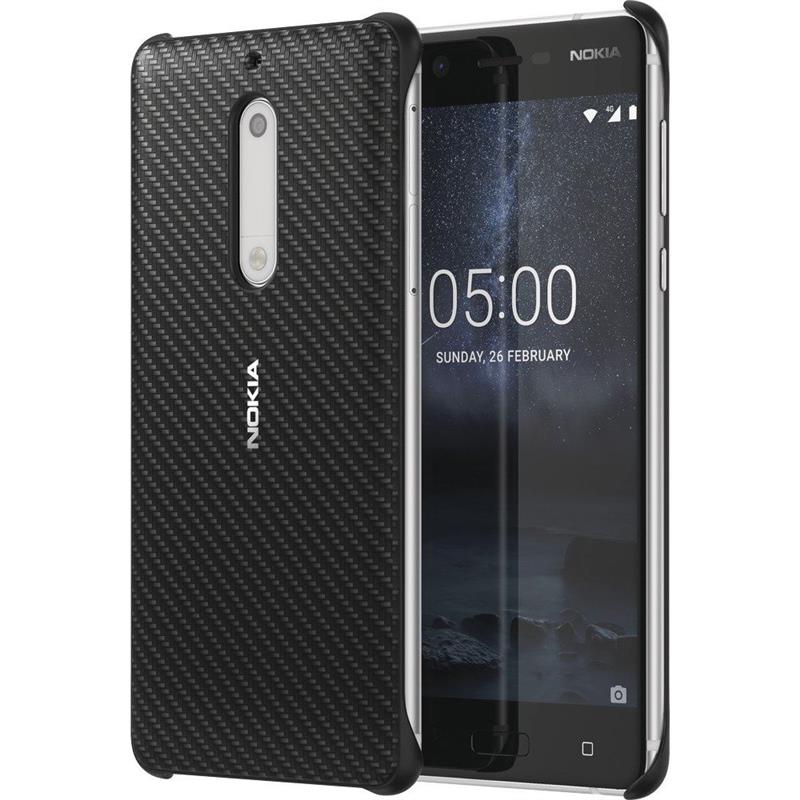 Nokia Carbon Fibre Design Case Nokia 5 Onyx Black CC-803