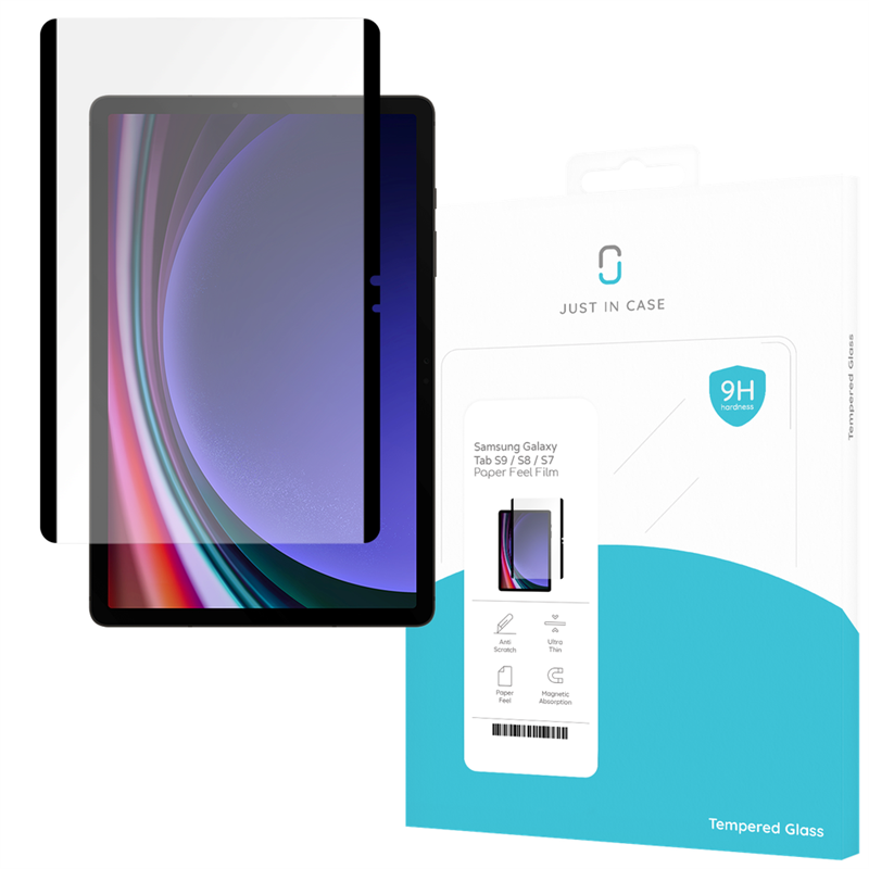 Samsung Galaxy Tab S9 S9 FE S8 S7 Paper Feel Screenprotector - 1 Pack