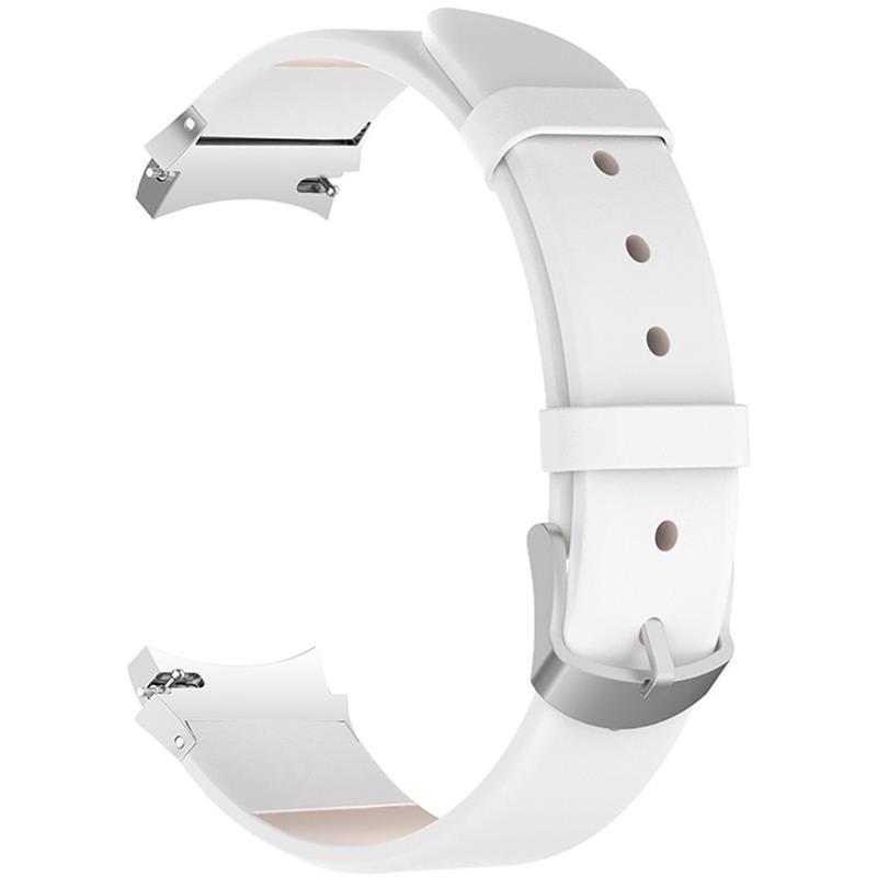 Perfect Fit PU Leather Watchband - 20mm aansluiting horlogeband White 