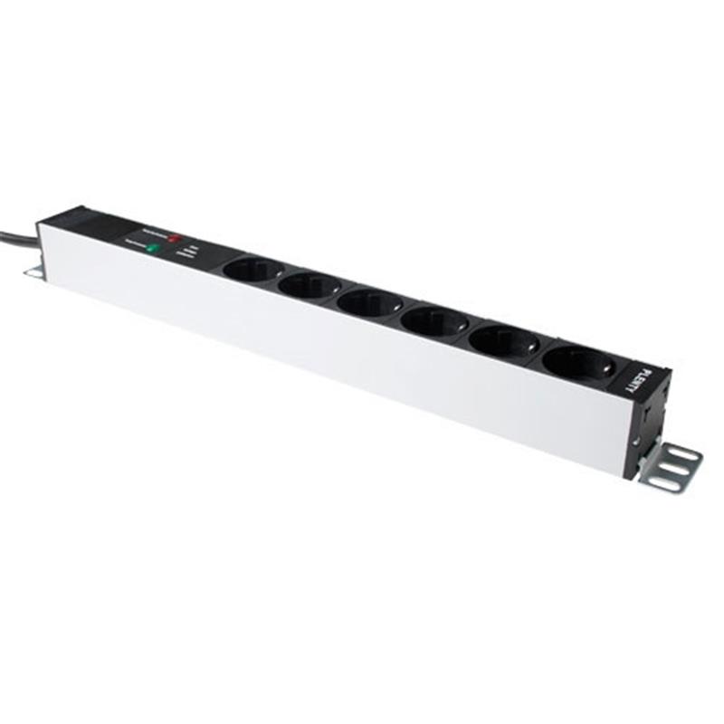 Plenty Plenty PDU met overspanningsbeveiliging 7x Type F sockets