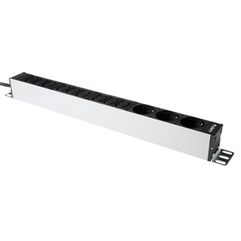 Plenty Plenty PDU met 9 x C13 outlets en 3 x Type F outlets