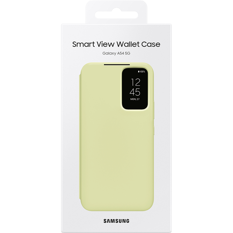 Samsung EF-ZA546 mobiele telefoon behuizingen 16,3 cm (6.4"") Portemonneehouder Limoen