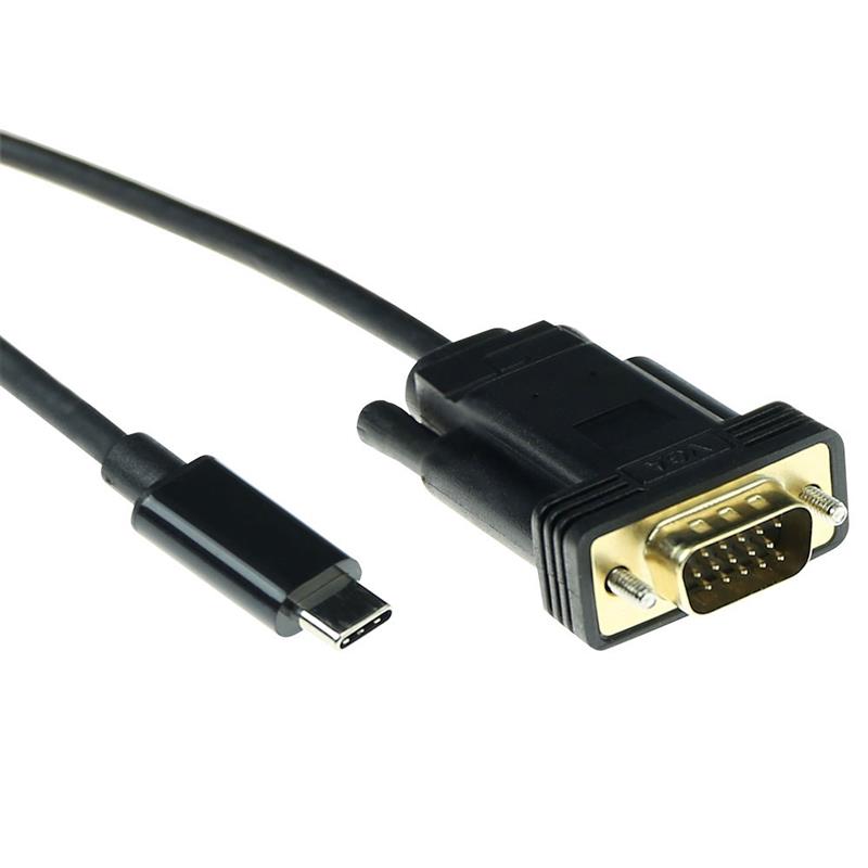 ACT SB0032 USB grafische adapter Zwart