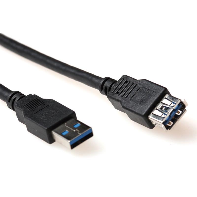 ACT SB3041 USB-kabel 1 m USB A Zwart