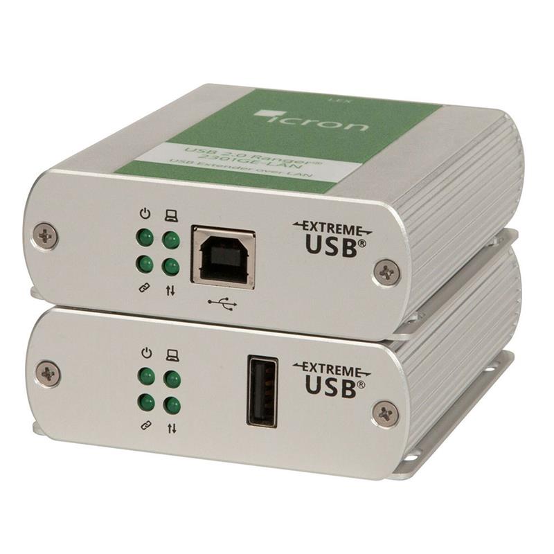 Icron USB 2 0 Ranger 2301GE-LAN extender set