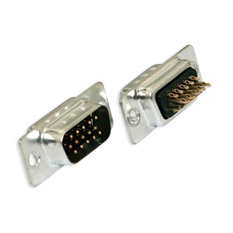 15 polige High Density D-sub connector male geschikt voor VGA aansluiting