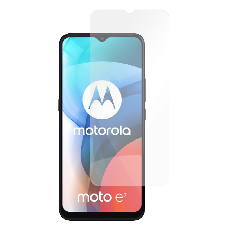 Motorola Moto E7 Tempered Glass - Screenprotector - Clear