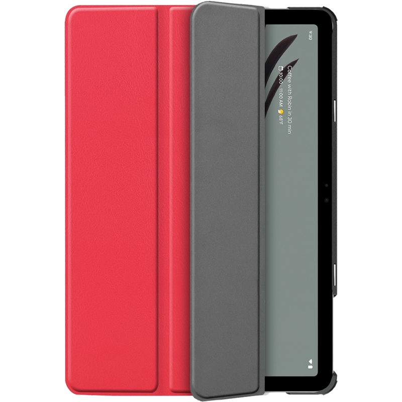 Google Pixel Tablet - TriFold Smart Book Case - Red