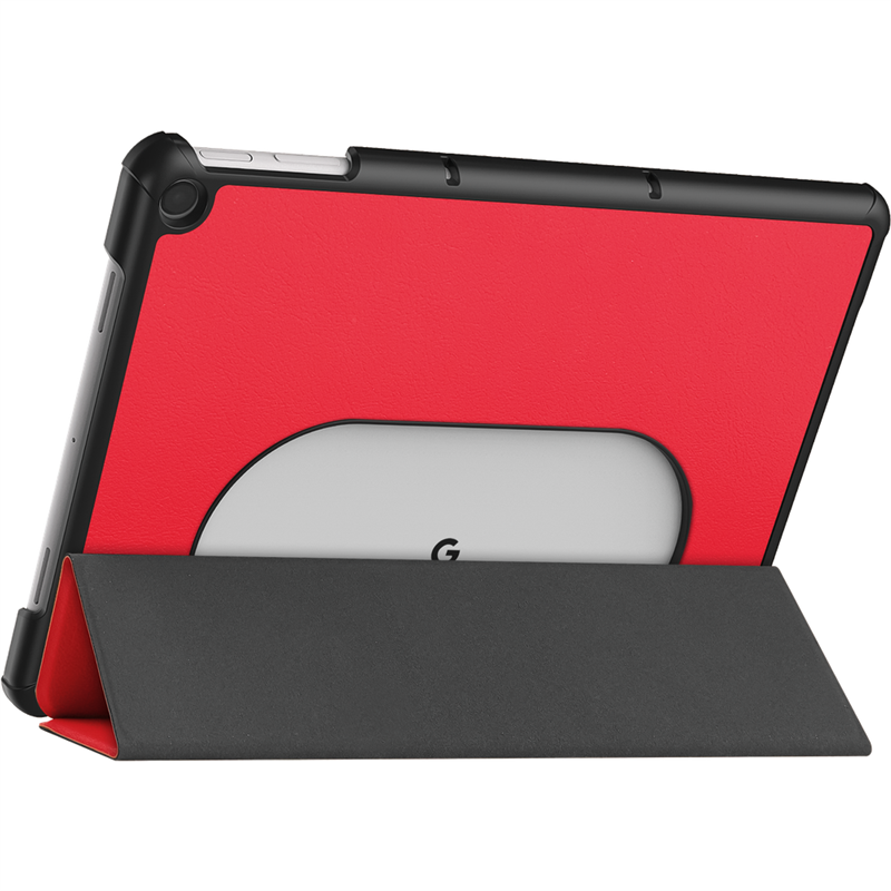 Google Pixel Tablet - TriFold Smart Book Case - Red