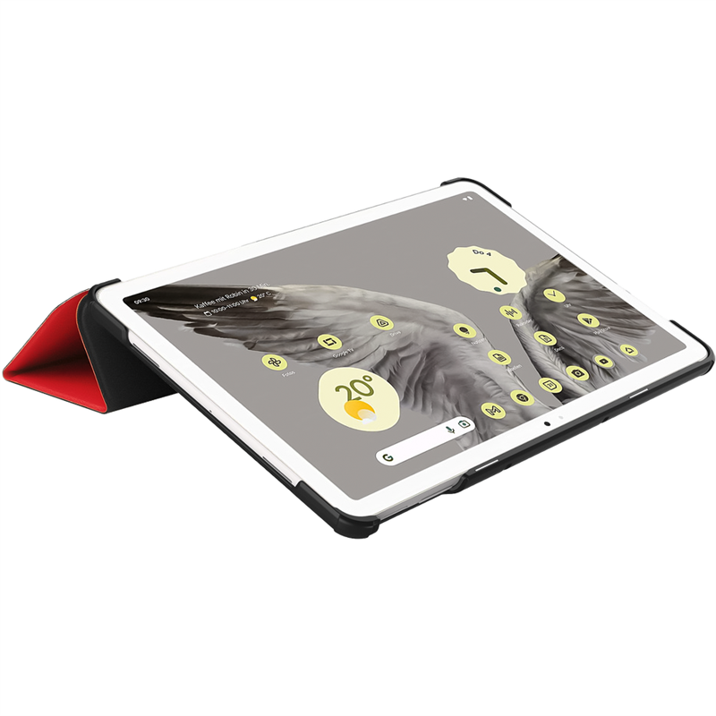 Google Pixel Tablet - TriFold Smart Book Case - Red