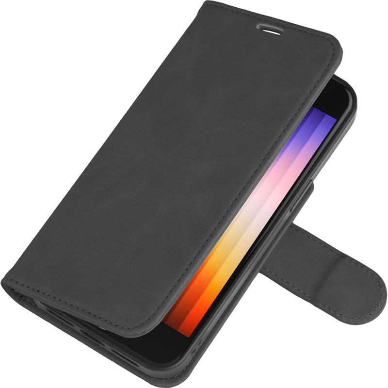 iPhone SE 2022 - Detachable Wallet Case 2-in-1 - Black