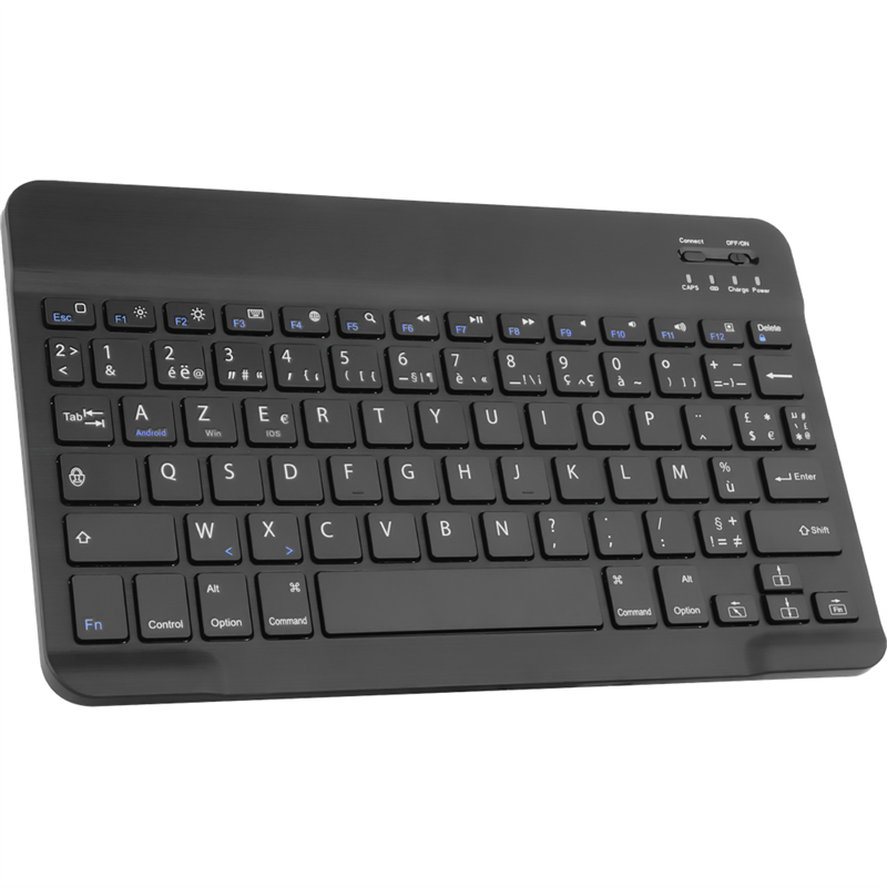 Samsung Galaxy Tab A8 - Premium Bluetooth Keyboard Cover Azerty Vintage Grey