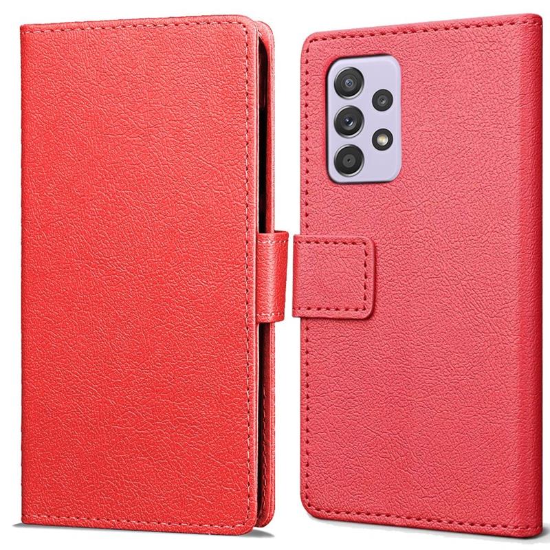 Samsung Galaxy A72 5G Classic Wallet Case - Red