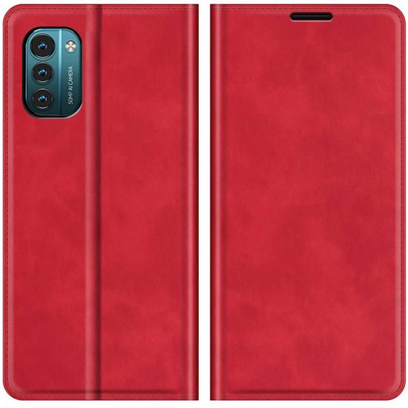 Nokia G11 G21 - Magnetic Wallet Case - Red