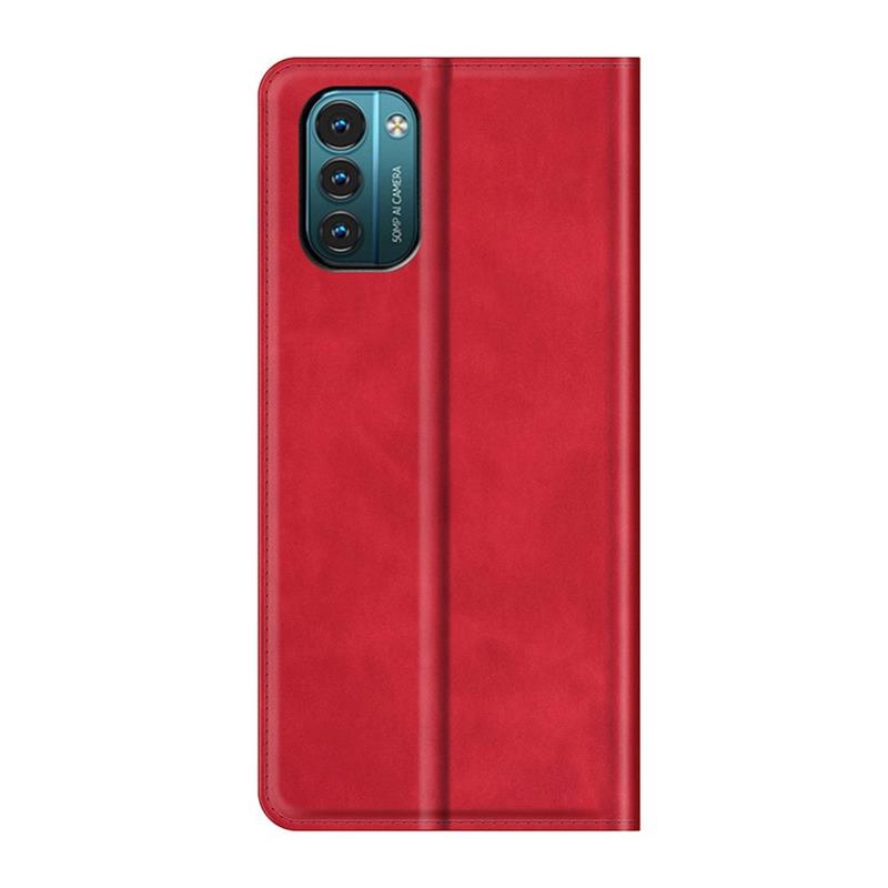 Nokia G11 G21 - Magnetic Wallet Case - Red