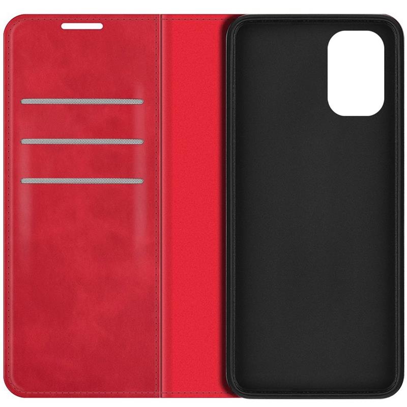 Nokia G11 G21 - Magnetic Wallet Case - Red