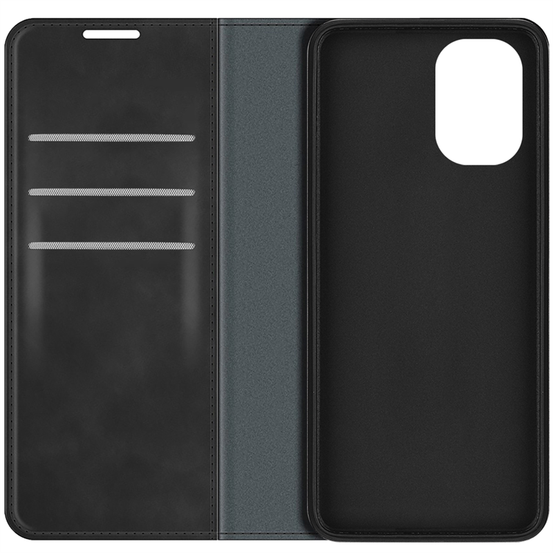 Poco M5 - Magnetic Wallet Case - Black