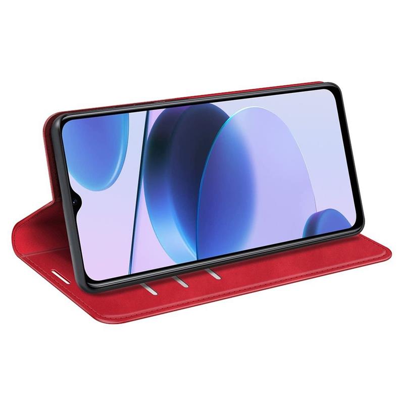 Realme C35 - Magnetic Wallet Case - Red