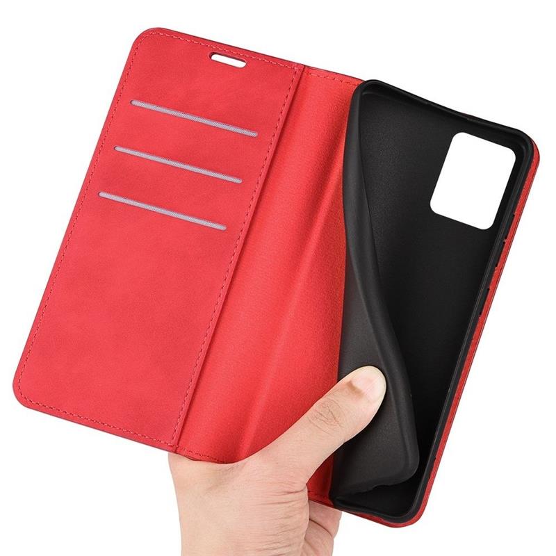 Realme C35 - Magnetic Wallet Case - Red