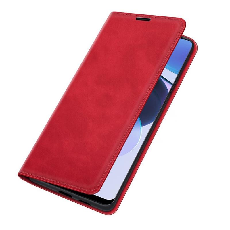 Realme C35 - Magnetic Wallet Case - Red